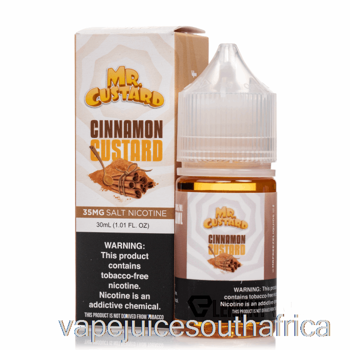 Vape Pods Cinnamon Custard - Mr Custard Salts - 30Ml 50Mg